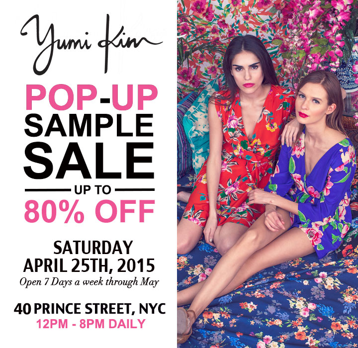 Yumi Kim Pop-up Sample Sale