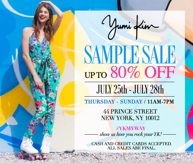 Yumi Kim Clothing New York Sample Sale - TheStylishCity.com
