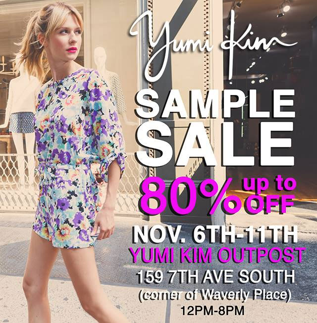 Yumi Kim Sample Sale