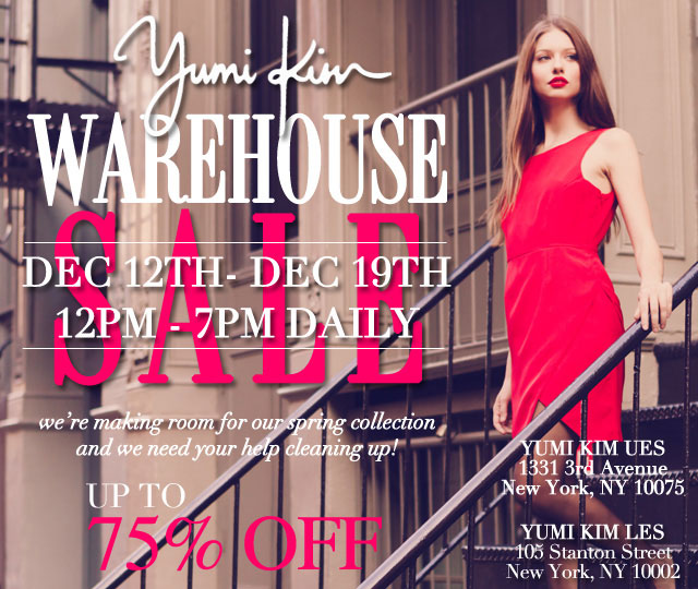 Yumi Kim Warehouse Sale