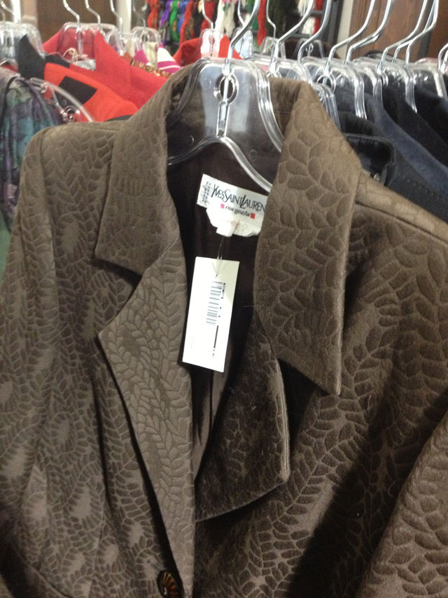 Yves Saint Laurent Blazer for just $105 (orig. $350) at the What Goes Around Comes Around’s Ultimate Vintage Sale