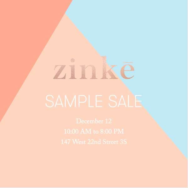 Zinke Sample Sale