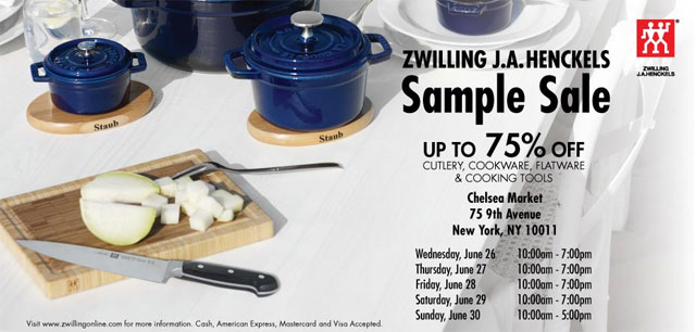 Zwilling J.A. Henckels Sample Sale