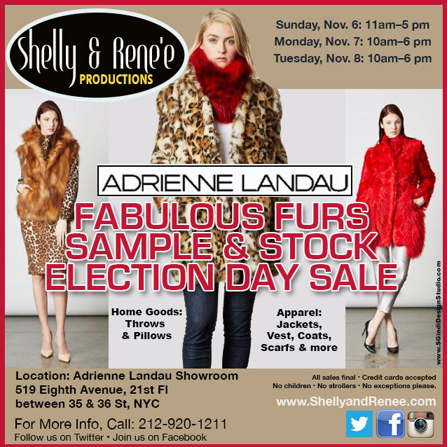 Adrienne Landau Fur Sample & Stock Sale