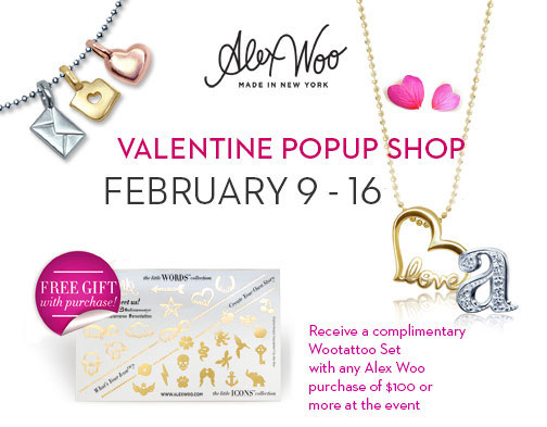 Alex Woo Valentine's Pop-up Shop