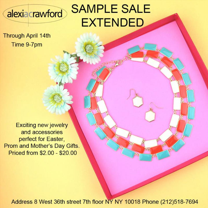Alexia Crawford Sample Sale