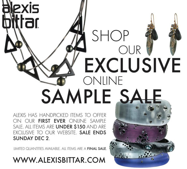 Alexis Bittar Online Sample Sale