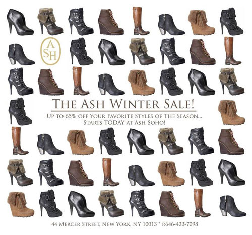 Ash Winter Retail Sale