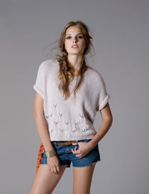 Autumn Cashmere Crochet Top