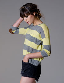 Autumn Cashmere Striped Top