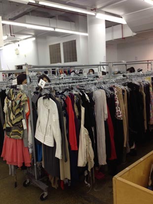 Barneys Warehouse Sale Rack