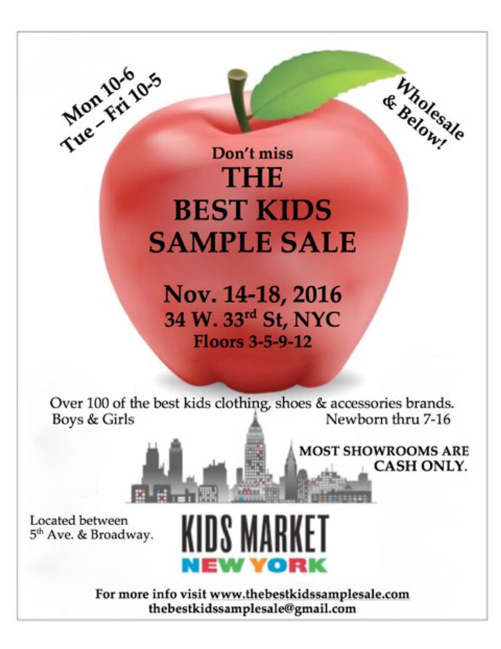 The Best Kids Sample Sale