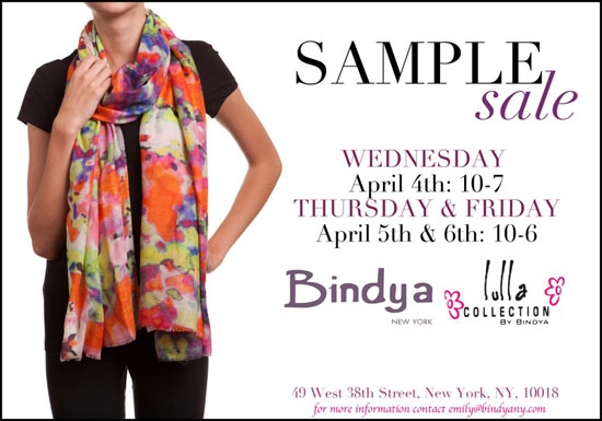 Bindya Sample Sale