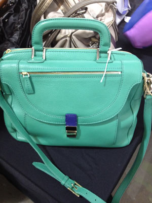 Valentina Mint Green Cowhide Hobo Bag ($225, orig. $395)