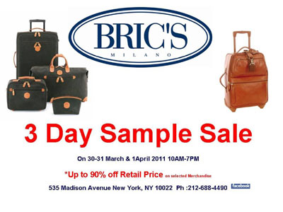 Bric's Sample Sale