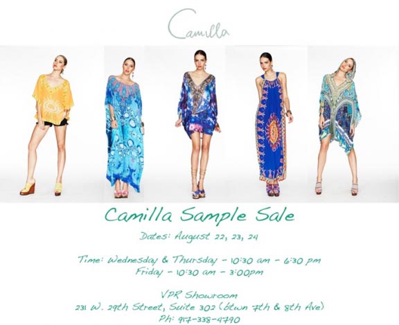 Camilla Sample Sale