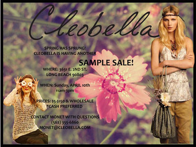 Cleobella Spring Sample Sale