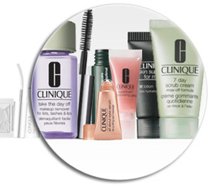 Choose 3 treats with any purchase at Clinique