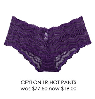 Cosabella Ceylon LR Hot Pants: $19 (orig. $77.50)