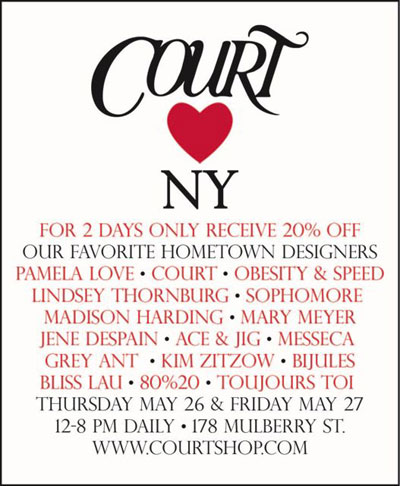 Court Heart NY Sale