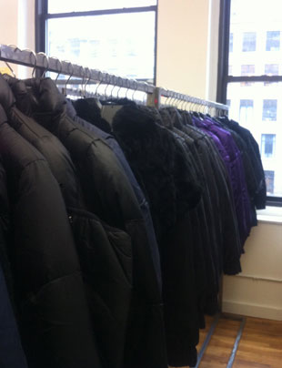 Outerwear  at the CP Fashion Group Sample Sale