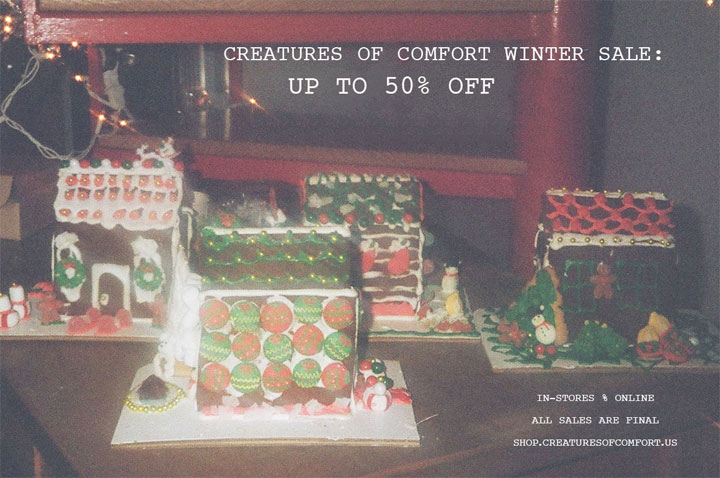 Creatures of Comfort Winter Sale