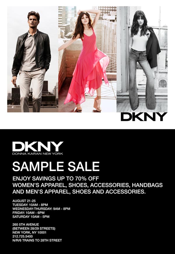 DKNY Sample Sale