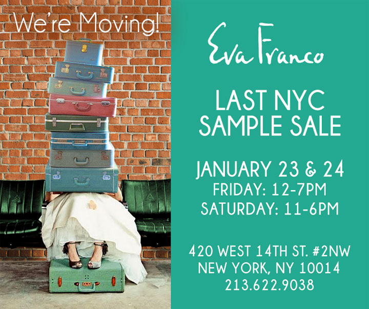 Eva Franco Last NYC Sample Sale