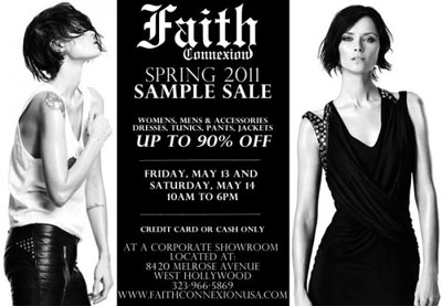 Faith Connexion Sample Sale