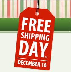 Free Shipping Day 12/16