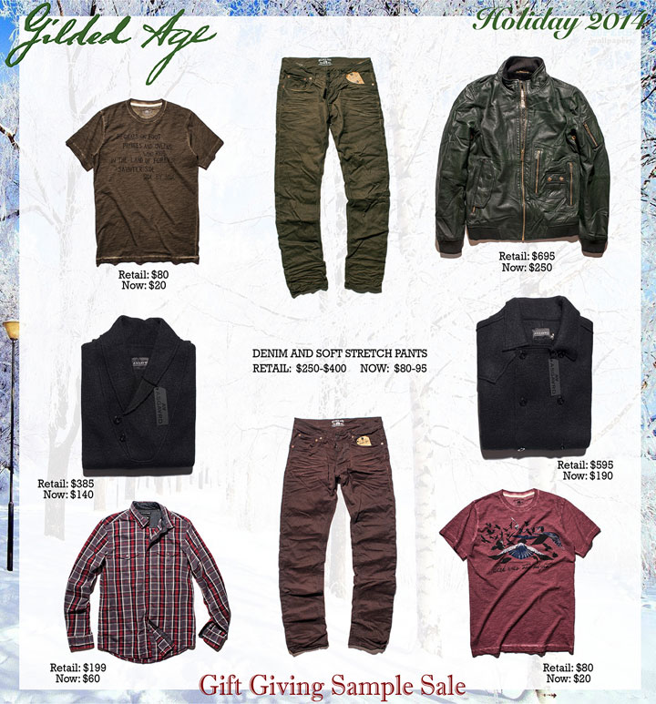 Gilded Age Holiday Gift Giving Sample Sale