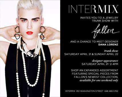 Intermix - Fallon Trunk Show and Personal Appearance