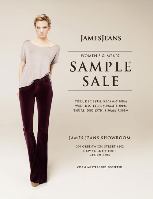 James Jeans Sample Sale