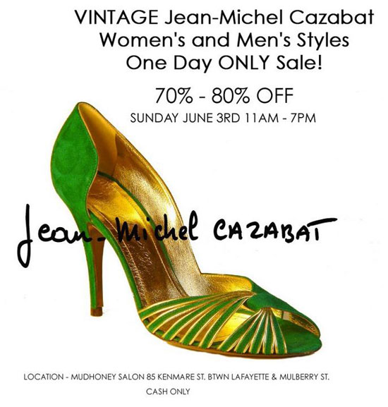 Vintage Jean-Michel Cazabat Sample Sale