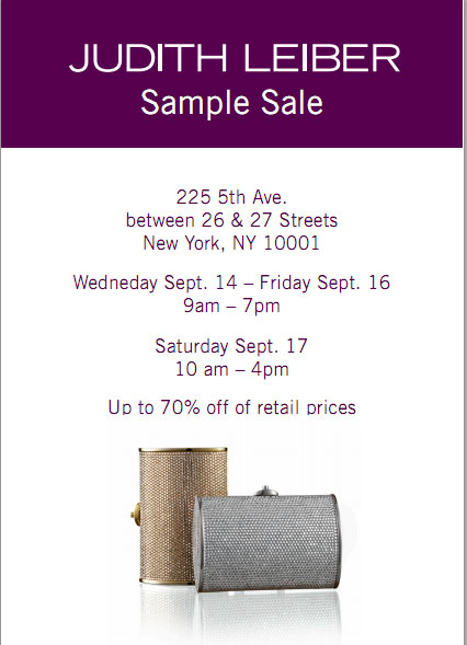 Judith Leiber Sample Sale