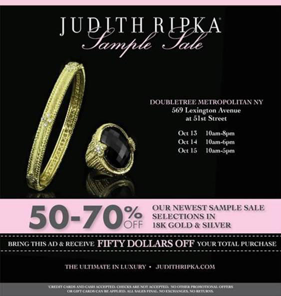 Judith Ripka Sample Sale