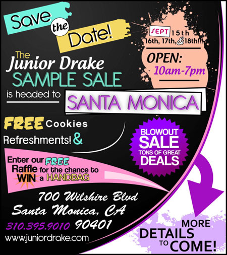 Junior Drake Sample Sale