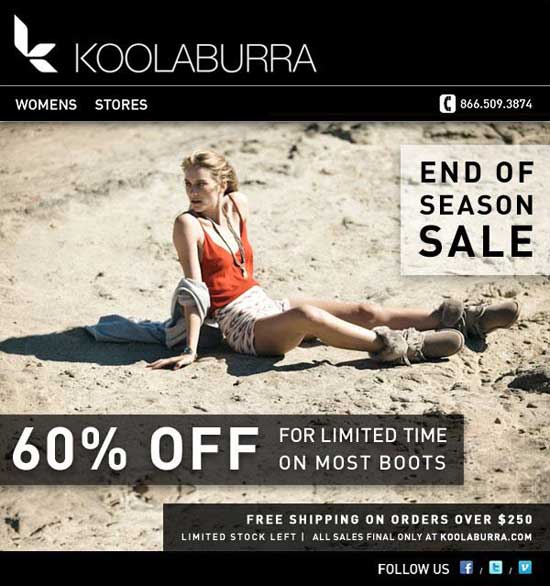 Koolaburra End of Season Sale