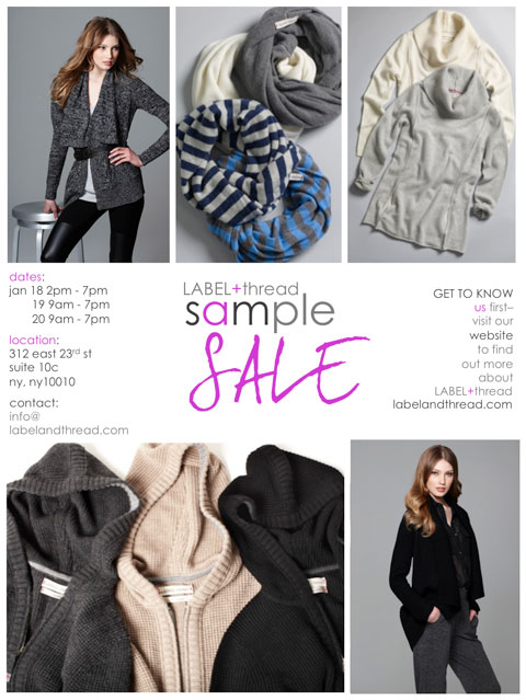 LABEL+thread Sample Sale