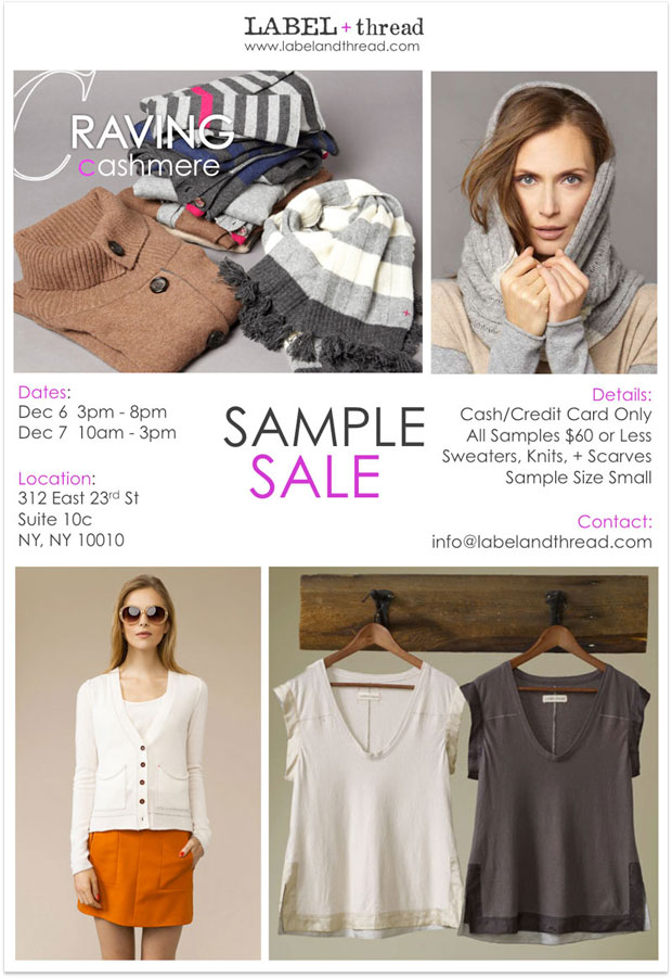 LABEL+thread Sample Sale