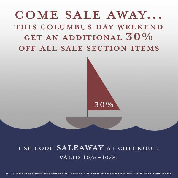 Lauren Merkin Columbus Day Weekend Sale