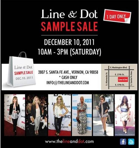 Line and Dot Sample Sale