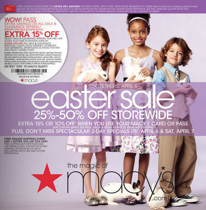 Macy's Easter Sale