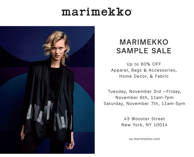 Marimekko Sample Sale