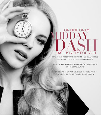 MIDDAY DASH at Neiman Marcus Today 8/15