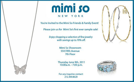 Mimi So Jewelry Sample Sale