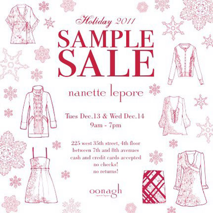 Nanette Lepore Holiday Sample Sale