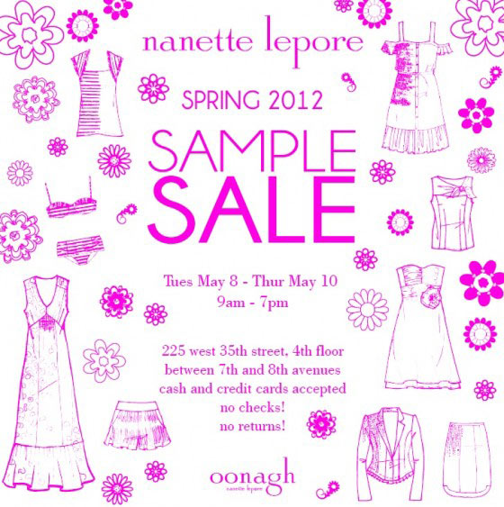 Nanette Lepore Spring Sample Sale