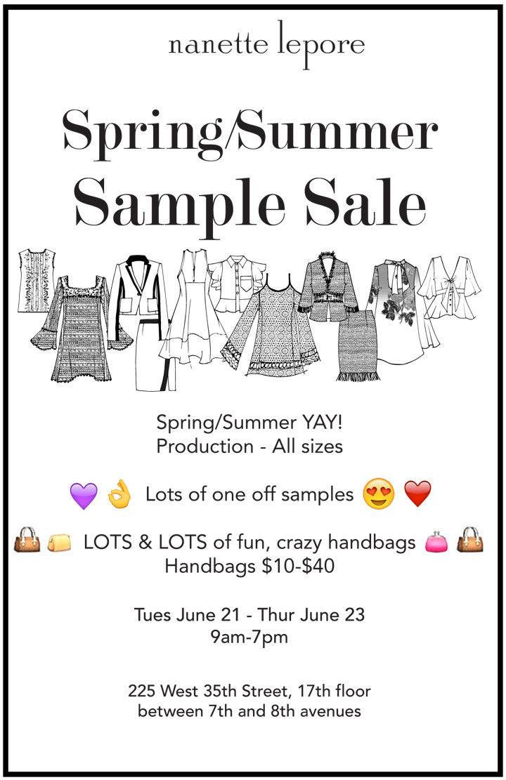 Nanette Lepore Spring/Summer Sample Sale