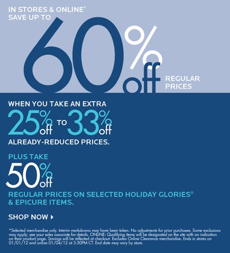Neiman Marcus After-Christmas Sale